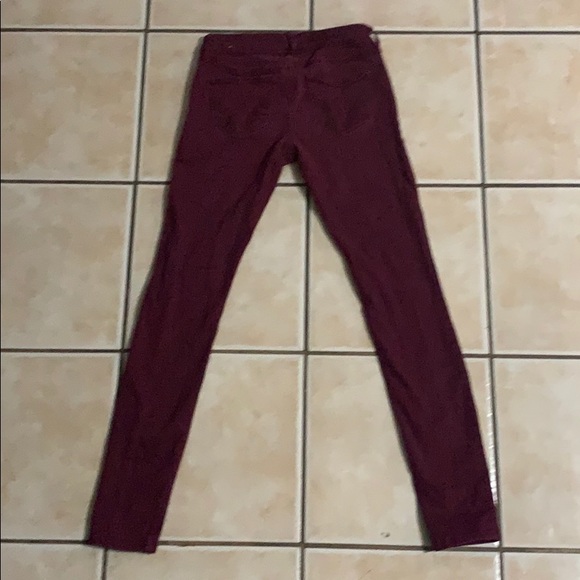 Maroon Jeans Size 0R Waist 24 Length 31 - Picture 2 of 3